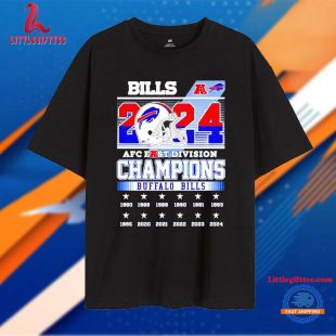 Buffalo Bills AFC East Division Champs 2024 Celebration Unisex T Shirt