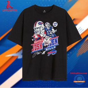 Buffalo Bills Josh Allen Forever Number 17 True Legends In Our Hearts Signature Unisex T Shirt