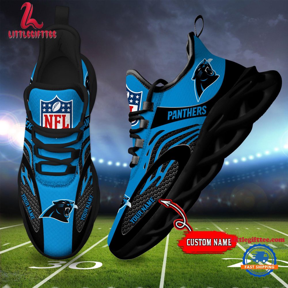 Carolina Panthers NFL Limited New Design Max Soul Shoes