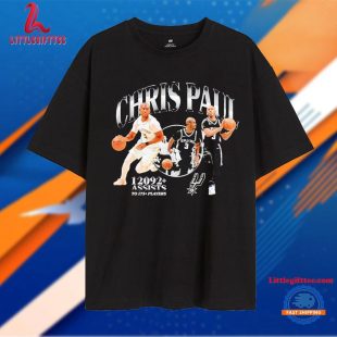 Chris Paul 12092 Assists to 173 Players San Antonio Spurs Unisex T Shirt