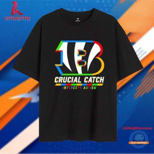 Cincinnati Bengals Crucial Catch Intercept Autism Unisex T Shirt