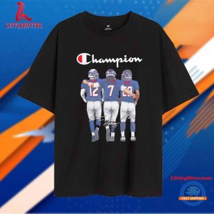 Collins Stroud and Mixon Champions Houston Texans Signatures Unisex T Shirt