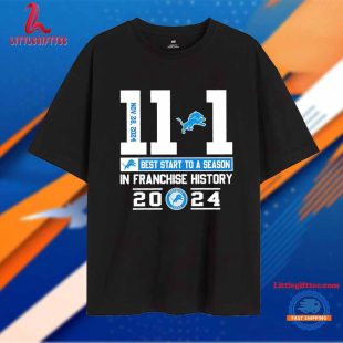 Detroit Lions 11-1 Best Start to a Season in Franchise History Unisex T Shirt