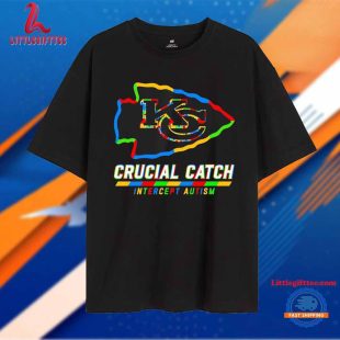 Kansas City Chiefs Crucial Catch Intercept Autism Unisex T Shirt