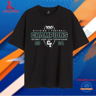 MHSAA 2024 D1 Football Champions Detroit Cass Tech Technicians Unisex T Shirt