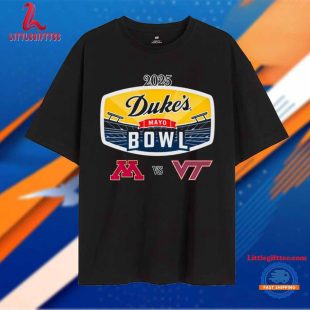 Minnesota vs. Virginia Tech 2025 Duke’s Mayo Bowl Unisex T Shirt