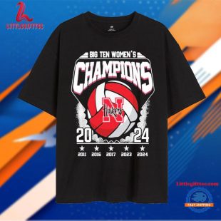 Nebraska Cornhuskers Big Ten Women’s Champions 2024 Unisex T Shirt