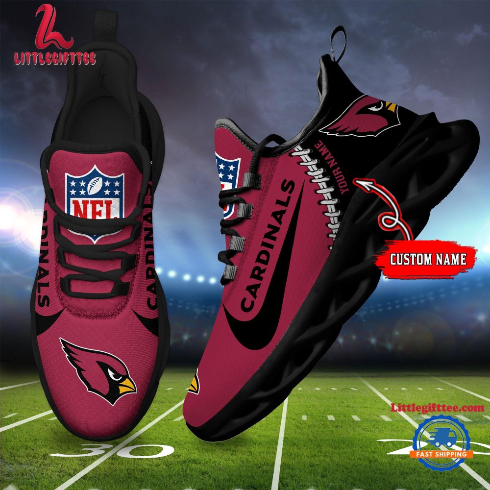 NFL Arizona Cardinals Football Team Design Max Soul Shoes, Football New Sneaker Shoes