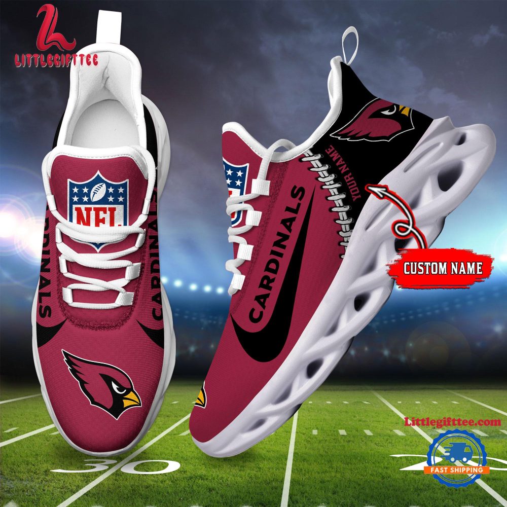 NFL Arizona Cardinals Football Team Design Max Soul Shoes, Football New Sneaker Shoes