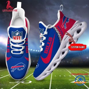 NFL Buffalo Bills Football Team Design Max Soul Shoes, Football New Sneaker Shoes