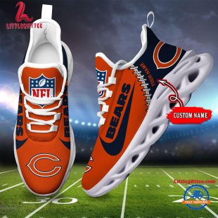 NFL Chicago Bear Football Team Design Max Soul Shoes, Football New Sneaker Shoes