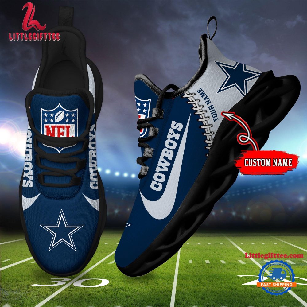 NFL Dallas Cowboys Football Team Design Max Soul Shoes, Football New Sneaker Shoes