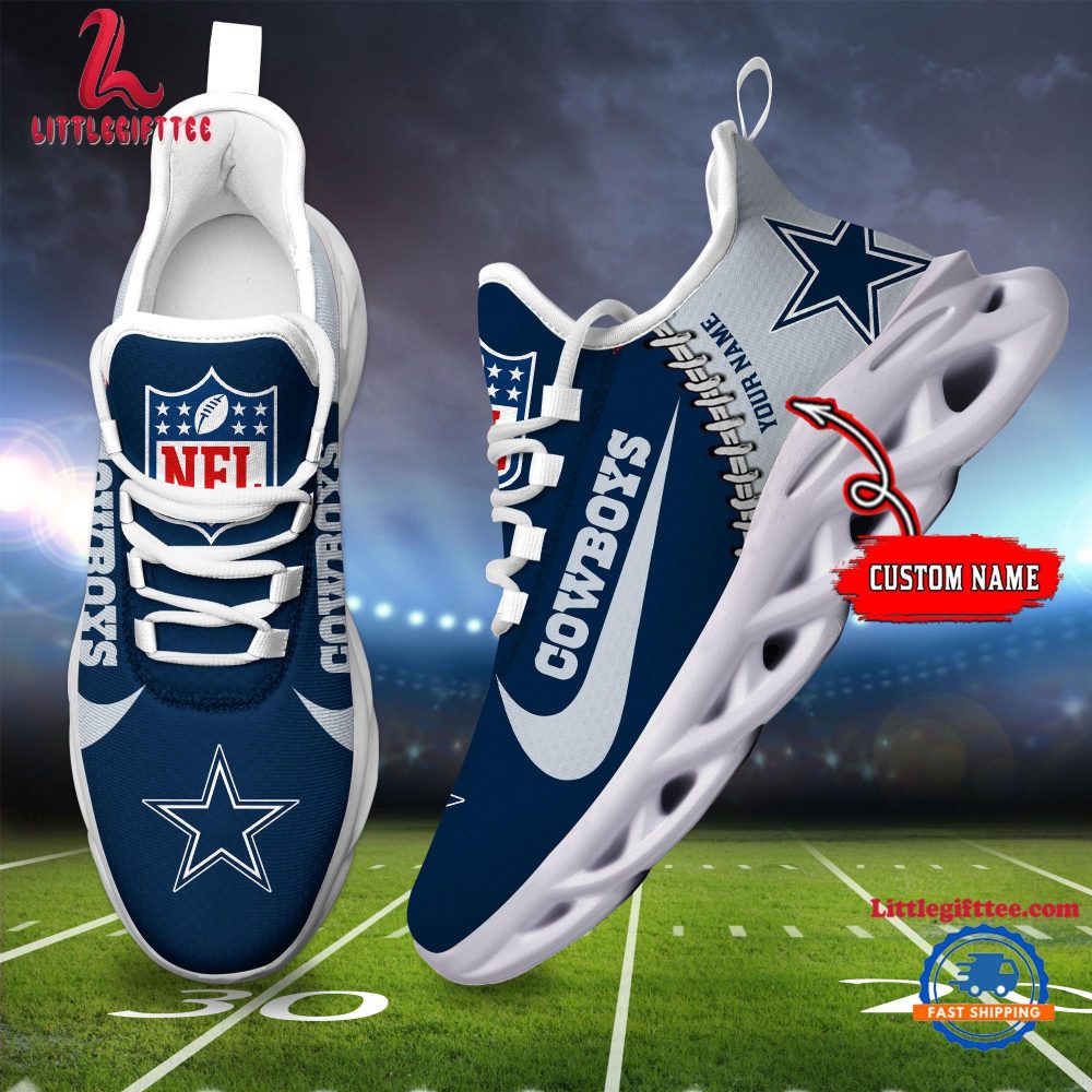 NFL Dallas Cowboys Football Team Design Max Soul Shoes, Football New Sneaker Shoes