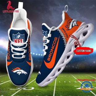 NFL Denver Broncos Football Team Design Max Soul Shoes, Football New Sneaker Shoes