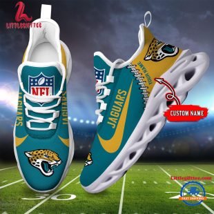 NFL Jacksonville Jaguars Football Team Design Max Soul Shoes, Football New Sneaker Shoes