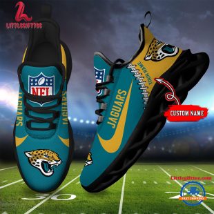 NFL Jacksonville Jaguars Football Team Design Max Soul Shoes, Football New Sneaker Shoes