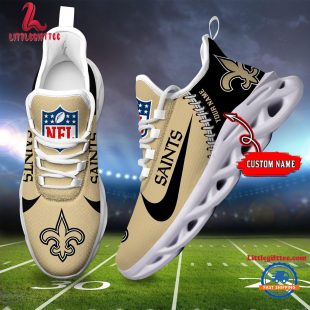 NFL New Orleans Saints Football Team Design Max Soul Shoes, Football New Sneaker Shoes