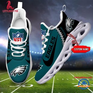 NFL Philadelphia Eagles Football Team Design Max Soul Shoes, Football New Sneaker Shoes