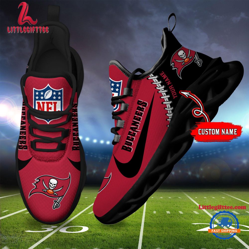 NFL Tampa Bay Buccaneers Football Team Design Max Soul Shoes, Football New Sneaker Shoes