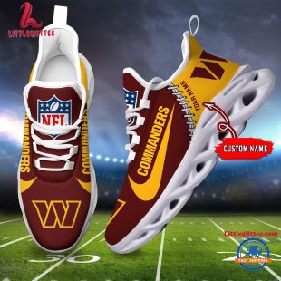 NFL Washington Commanders Football Team Design Max Soul Shoes, Football New Sneaker Shoes