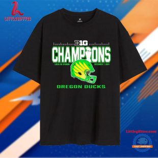 Oregon Ducks 2024 Big Ten Football Conference Champions Unisex T Shirt