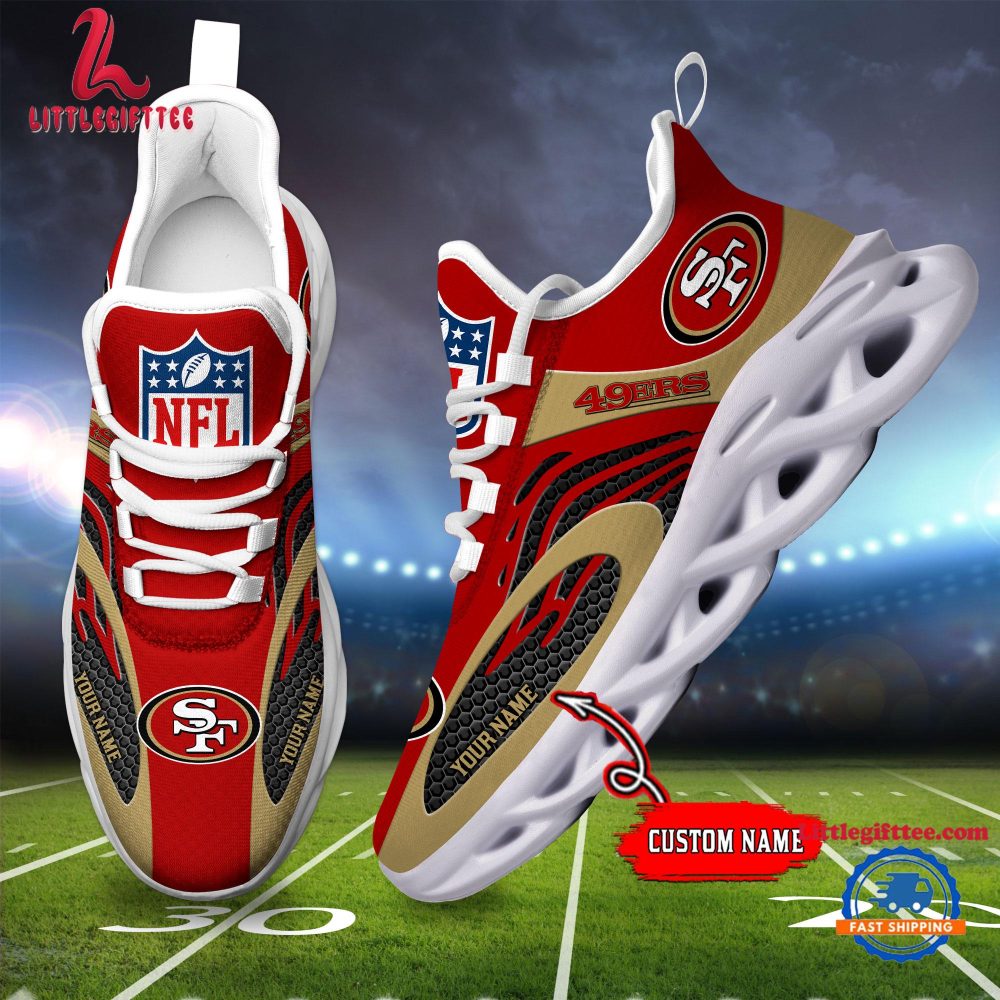 San Francisco 49ers NFL Limited New Design Max Soul Shoes