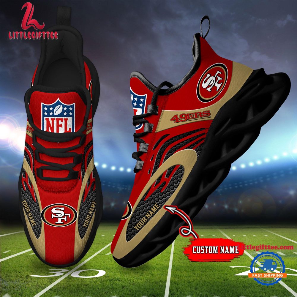 San Francisco 49ers NFL Limited New Design Max Soul Shoes