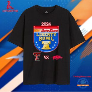 Texas Tech Red Raiders vs Arkansas Razorbacks 2024 Autozone Liberty Bowl Unisex T Shirt