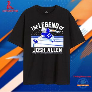 The Legend Of Josh Allen First QB With Pass Rush Receiving Unisex T Shirt