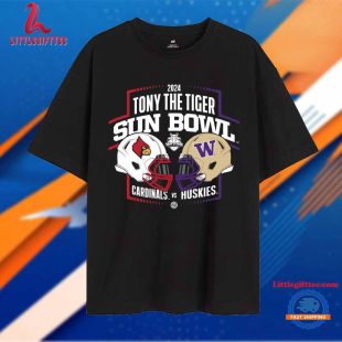 Tony The Tiger Sun Bowl 2024 Louisville Cardinals vs. Washington Huskies Unisex T Shirt