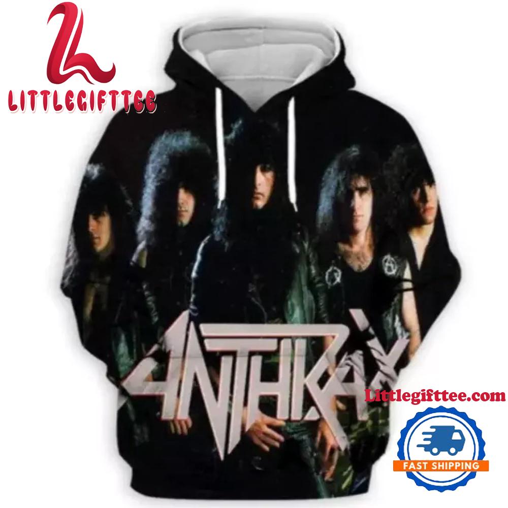 Anthrax Band Music Graphic Hoodies Shirt