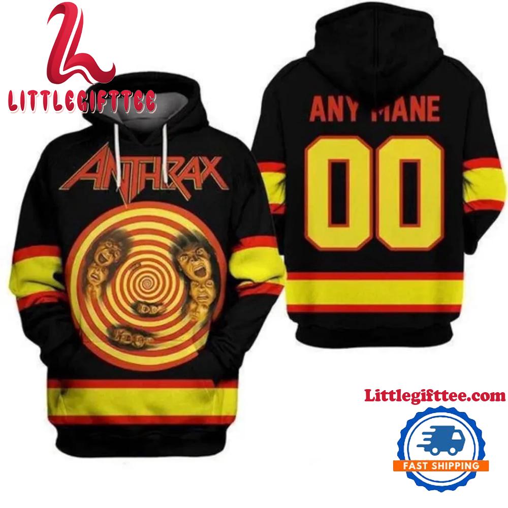 Anthrax Music Band 3D All Over Print Hoodie