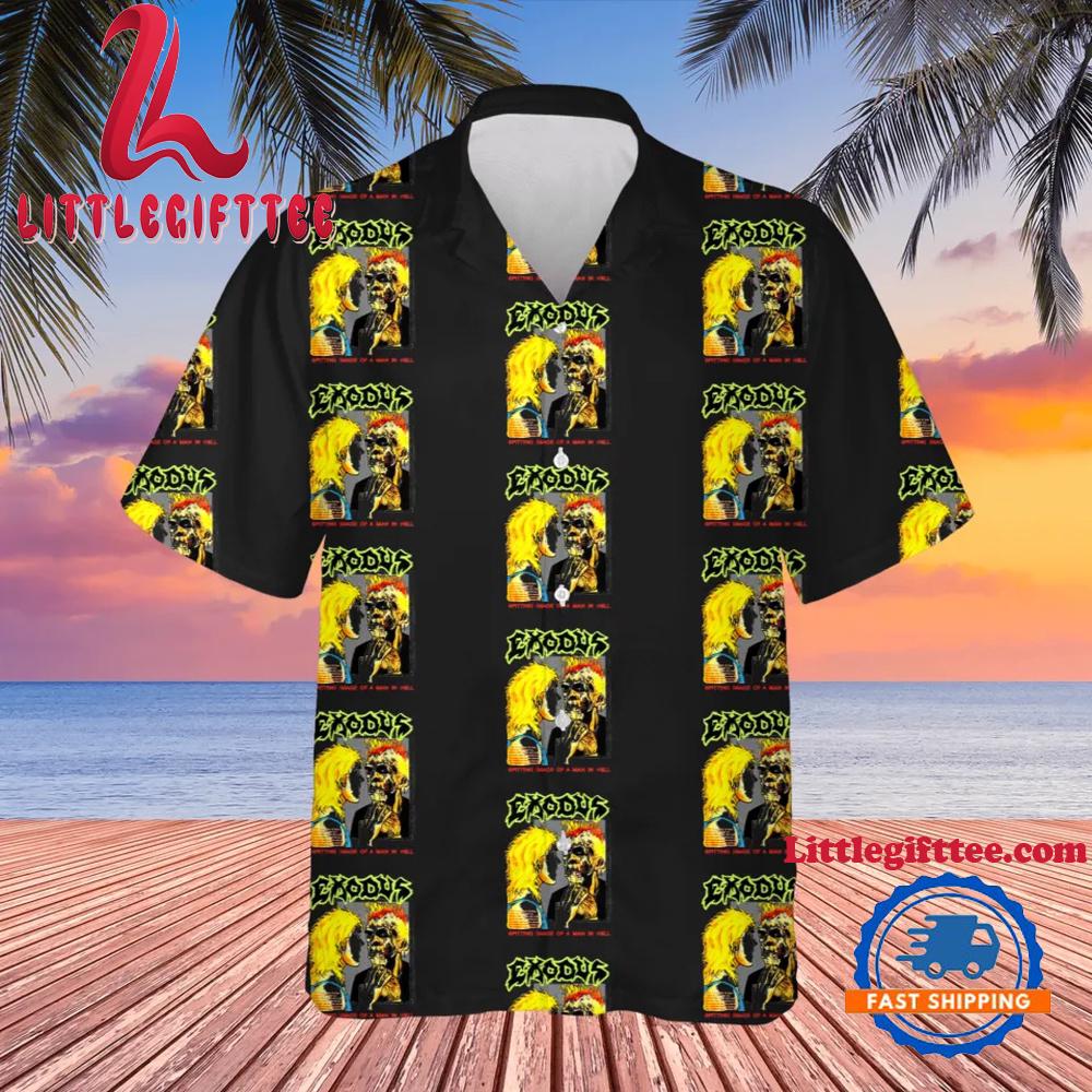 Exodus Band European Summer Tour 2025 Hawaiian Shirt