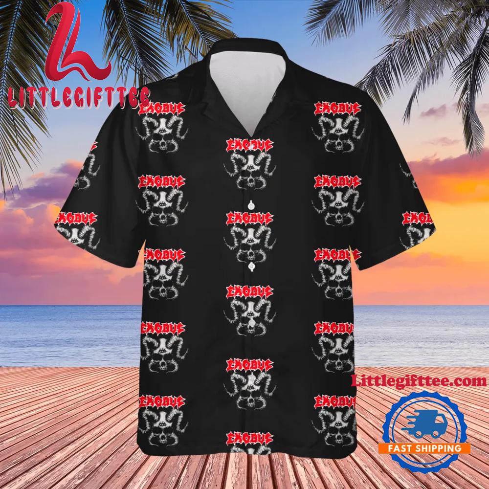 Exodus Band Summer Tour 2025 Hawaiian Shirt
