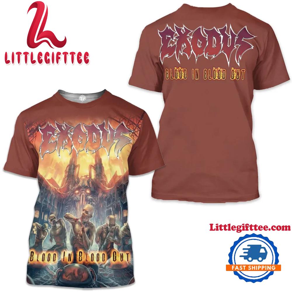 Exodus Music Blood in Blood Out 3D Shirt