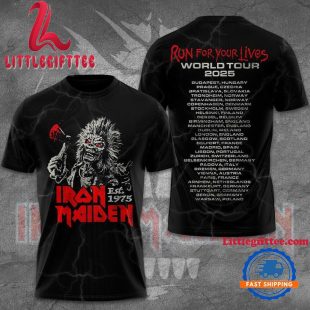Iron Maiden 1975-2025 50 Years All Over Print Shirt