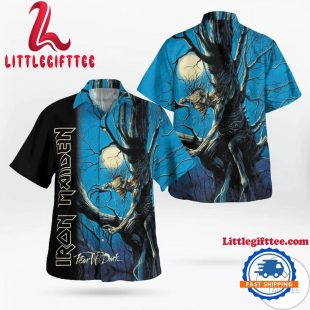 Iron Maiden Fear Of Dark Hawaiian Shirt