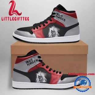 Iron Maiden Rock Band Fans Music Air Jordan 1 Hightop Shoes