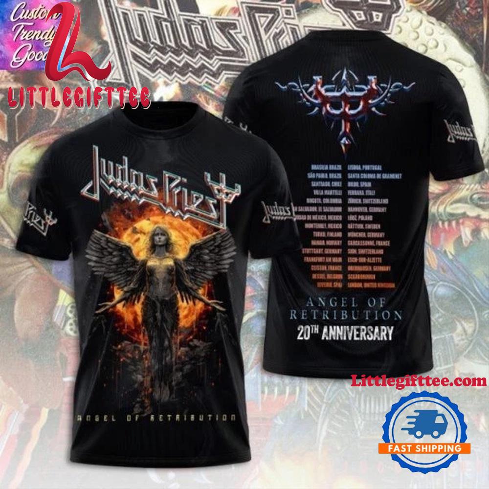 Judas Priest Angel Of Retribution 20th Anniversary 3D Shirt