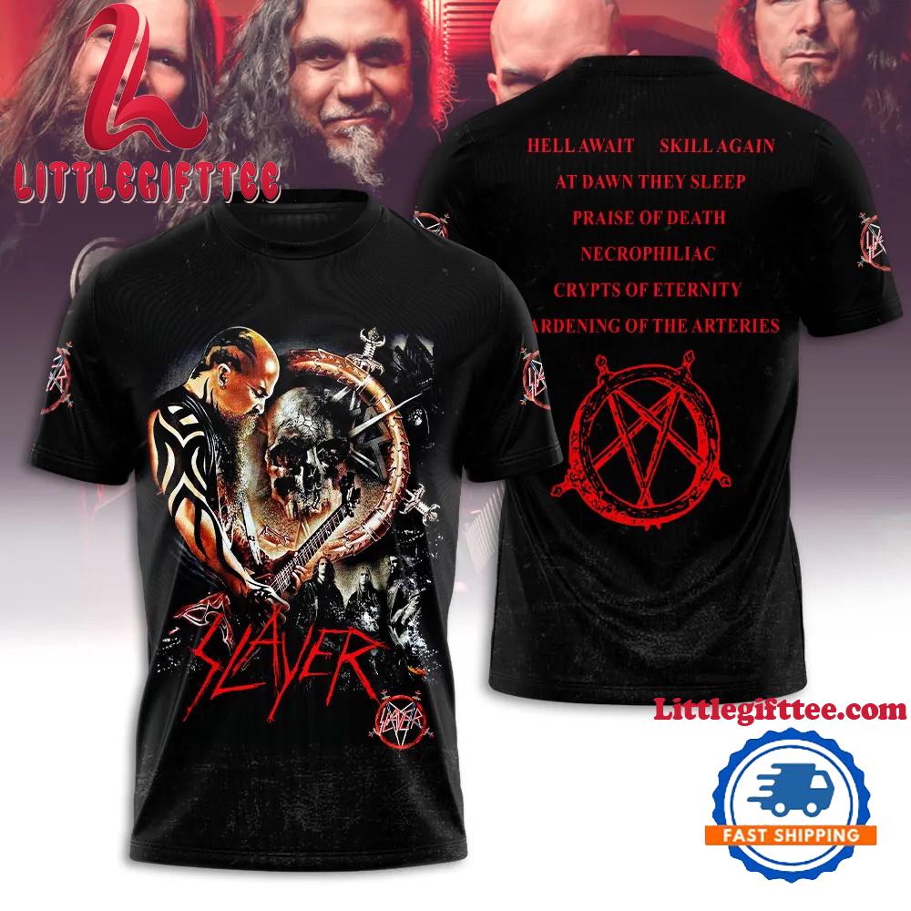 Legendary Metal Apparel Slayer The Final Show 3D T-Shirt