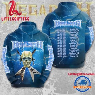 Megadeth Countdown to Extinction Collector’s Item 3D Hoodie