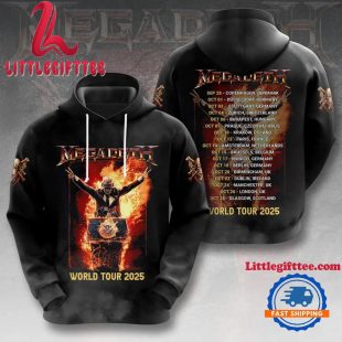 Megadeth Metal Legends Rock Out in Style Hoodie