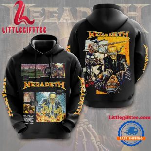 Megadeth Skull Art Ultimate Metal Hoodie Shirt