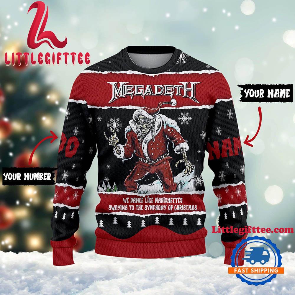 Megadeth We Dance Like Marionettes Swaying To The Symphony Of Christmas Ugly Sweater