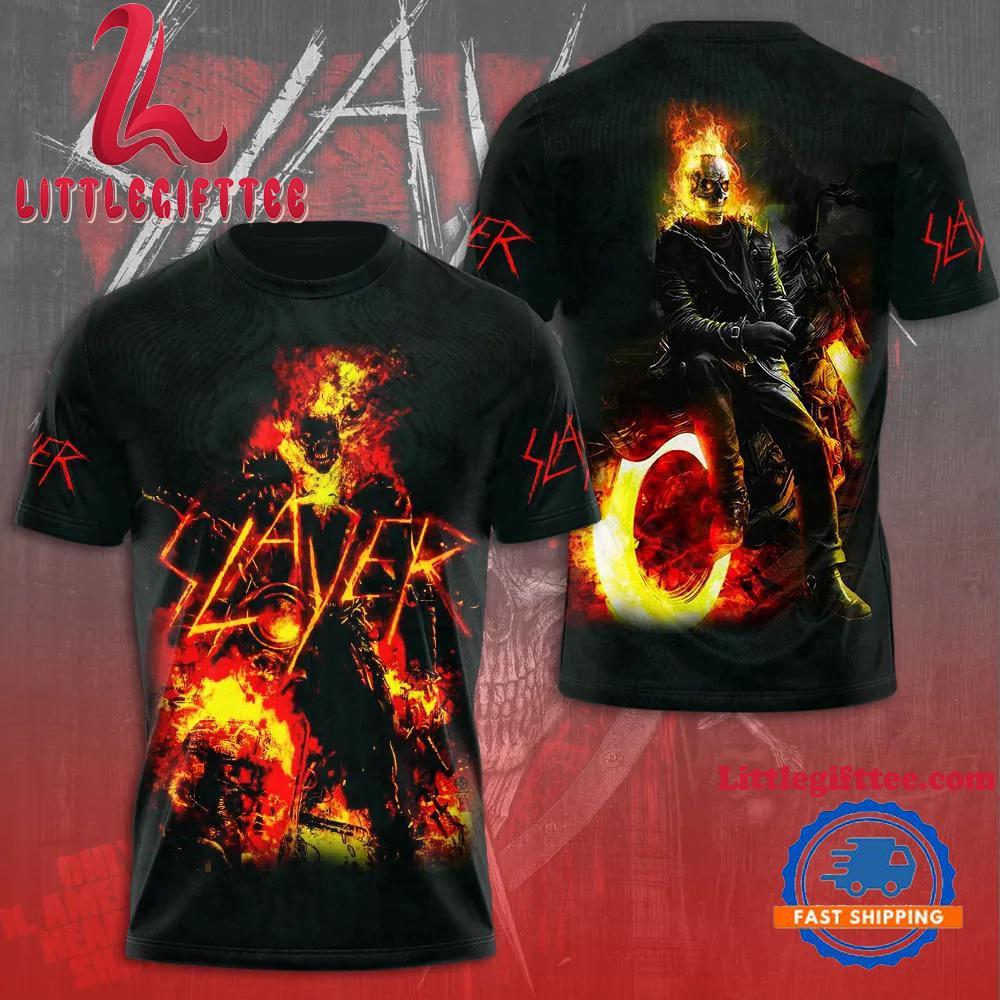 Slayer Farewell 2025 End of an Era Tribute 3D T-Shirt