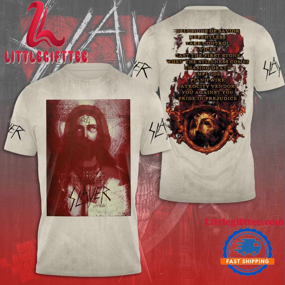 Slayer Farewell Tour 2025 Edition 3D Printed T-Shirt