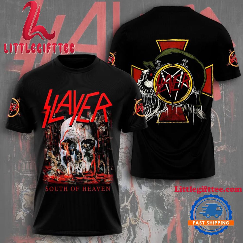 Slayer Final Tour Farewell to Metal Legends 3D T-Shirt