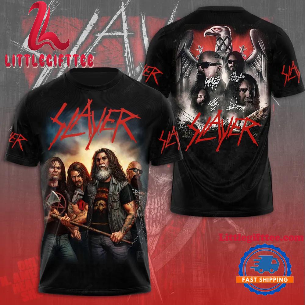 Slayer Goodbye Tour Rock Merch Limited Edition 3D Shirt