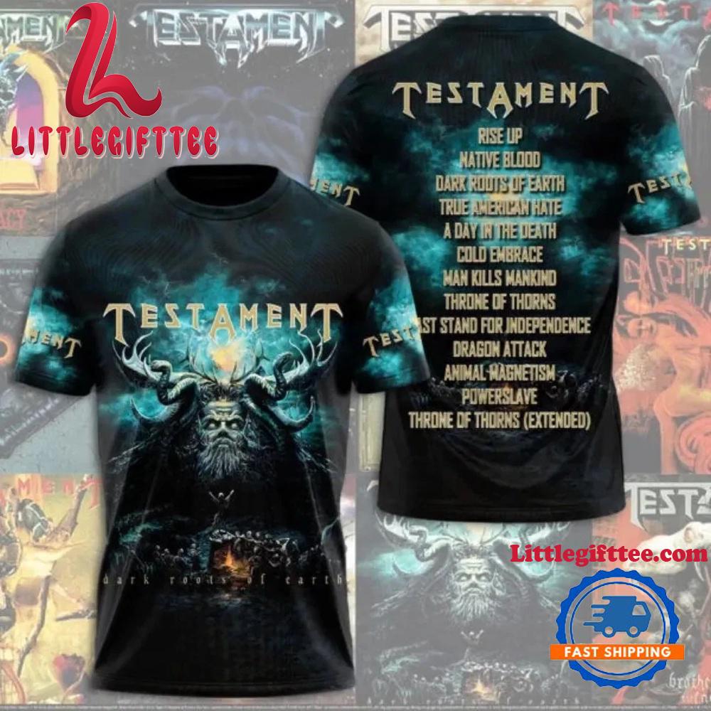 Testament Band Music All Over Print Shirt