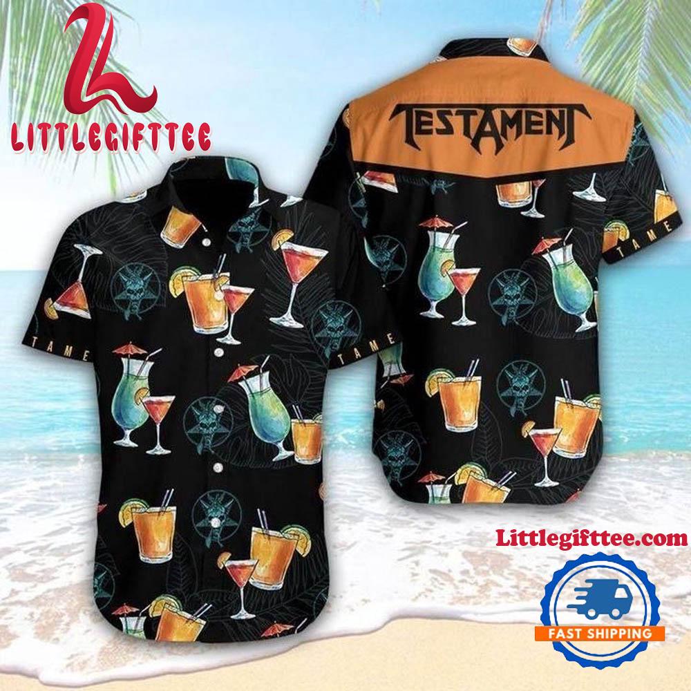 Testament Music Band Hawaiian Shirt